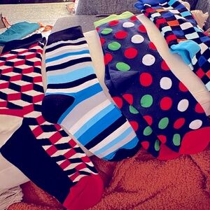 4 Pair of Funky Patterned Socks